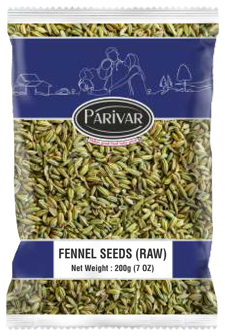 Parivar Fennel Seeds (Raw) - 200gm