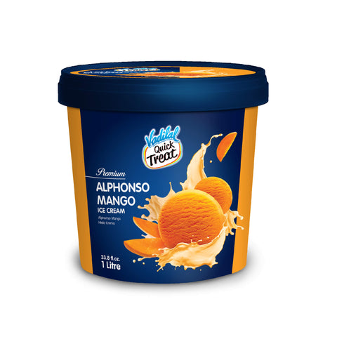 Vadilal Alphonso Mango Ice Cream 1 Lt