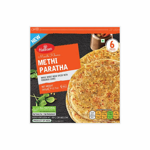 Haldiram Methi Paratha - 300 Grm - 6 PCs
