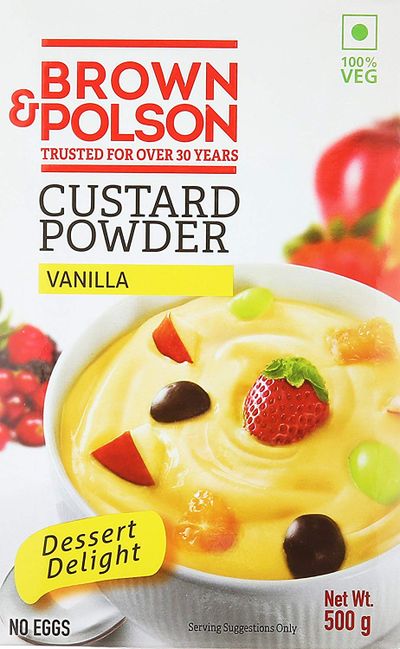 Brown Polson Custard - 500gm – Baking
