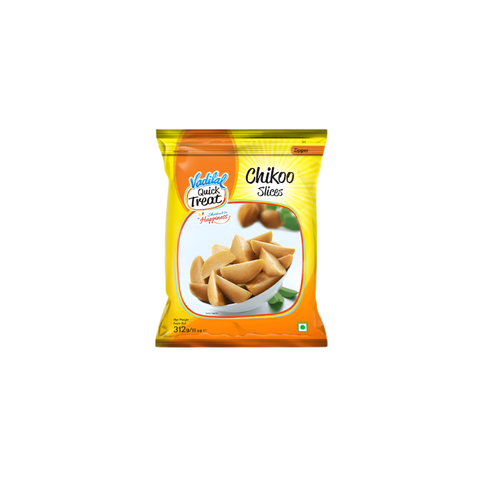 Vadilal Chikoo Slices frozen 312g pack