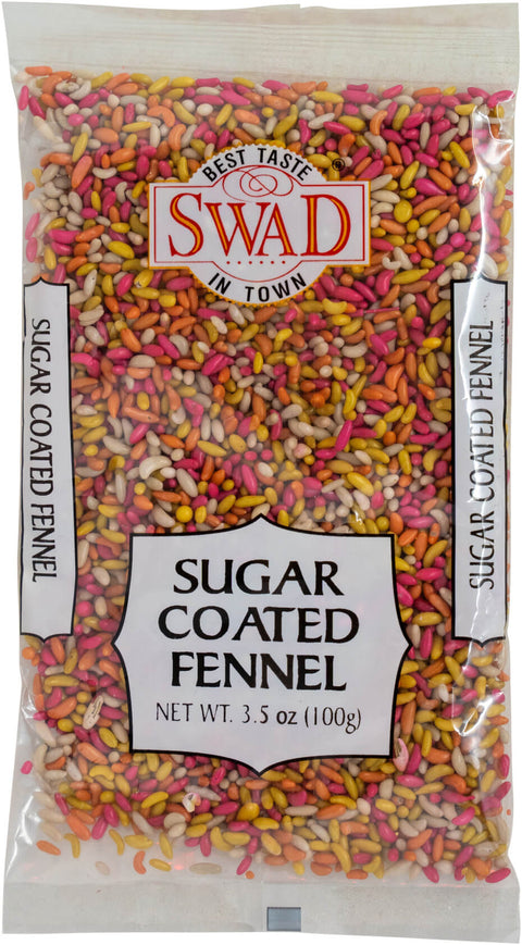 Swad Sugar Coated Fennel Candy - 3.5oz – Mukhwas