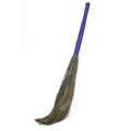 Soft grass broom stick, traditional Indian household broom, 1 piece
