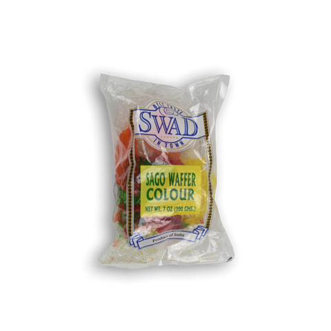 Swad Sago Wafer Colour 200g pack