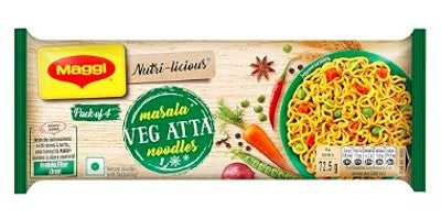 Maggi Masala Vegetable Atta Noodles 290gm – Noodles