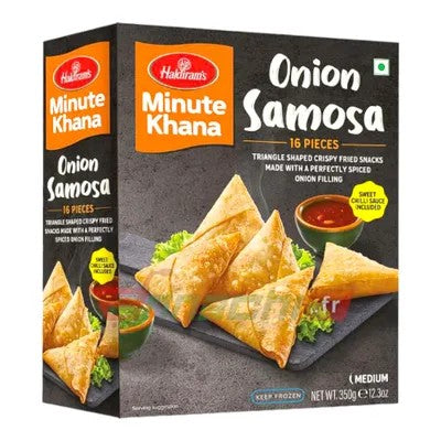 HR Onion Samosa - 350gm (16pcs in 1pk) – Frozen