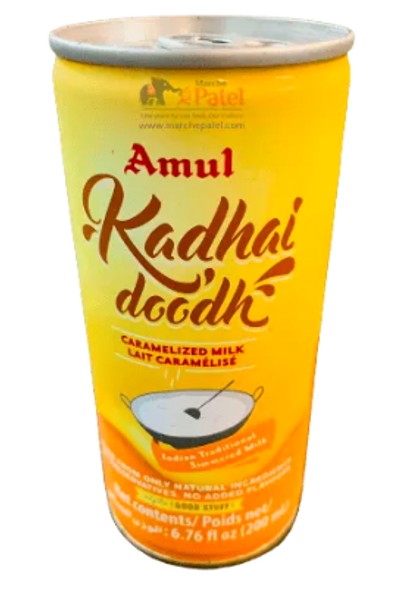 Amul Kadhai Doodh (Can) 200ml – Drink Mixes