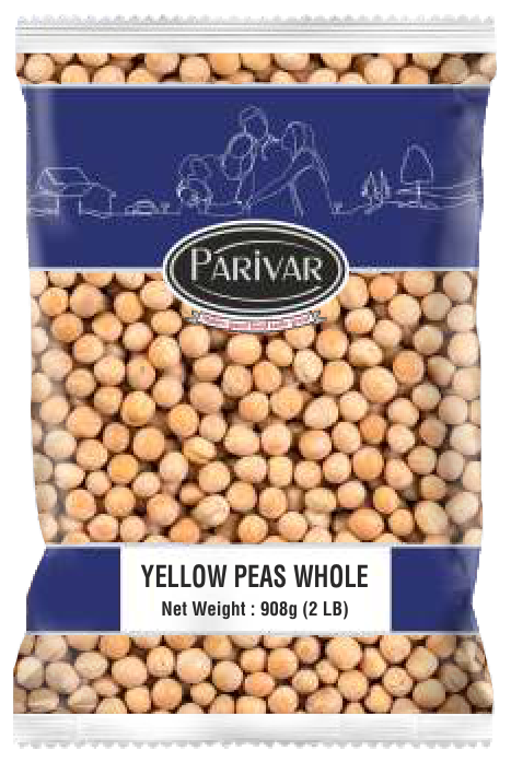 Parivar Yellow Peas Whole - 4 LB